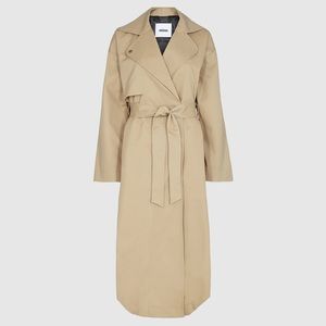 NWT MINIMUM Trencho 9794 outerwear - Safari Size 34 trench coat